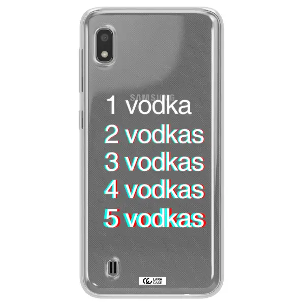 Vodka Samsung A10 Clear TPU Case