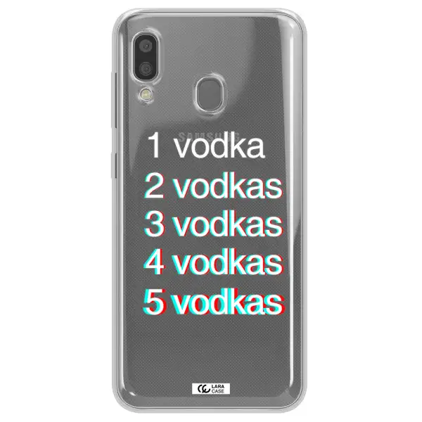 Vodka Samsung A20 Clear TPU Case