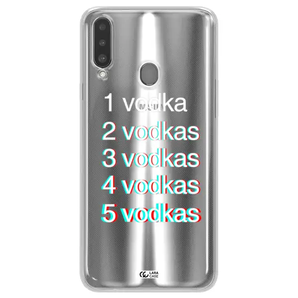 Vodka Samsung A20S Clear TPU Case