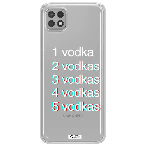 Vodka Samsung A22 5g Clear TPU Case