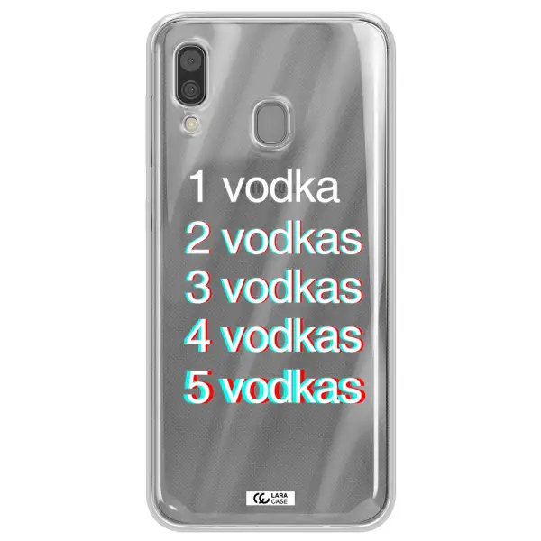 Vodka Samsung A30 Clear TPU Case