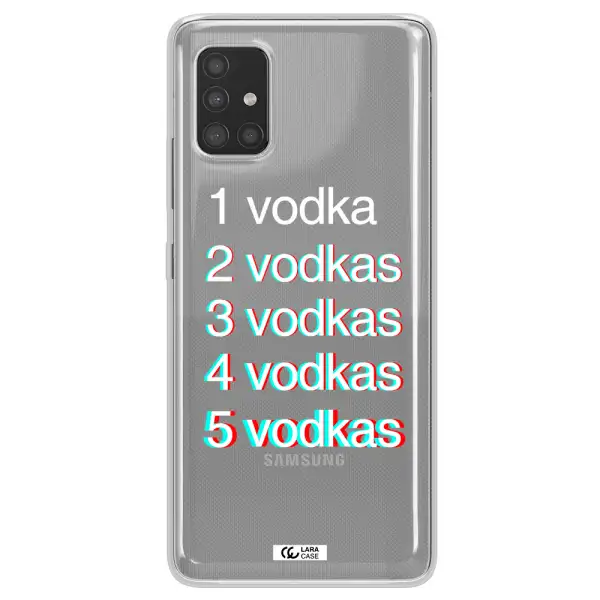 Vodka Samsung A51 Clear TPU Case