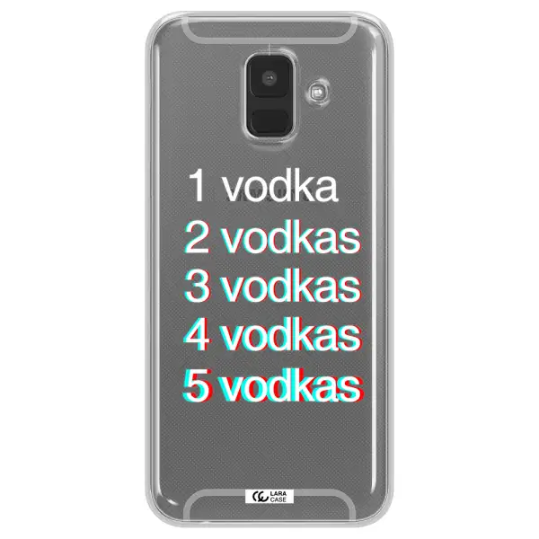 Vodka Samsung A6 Clear TPU Case