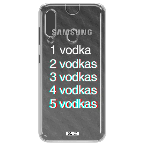 Vodka Samsung A60 Clear TPU Case