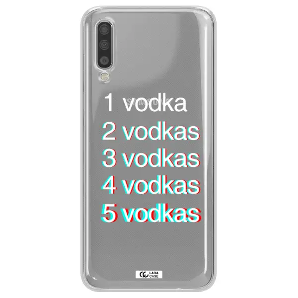 Vodka Samsung A70 Clear TPU Case