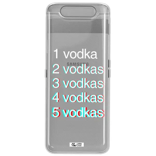 Vodka Samsung A80 Clear TPU Case