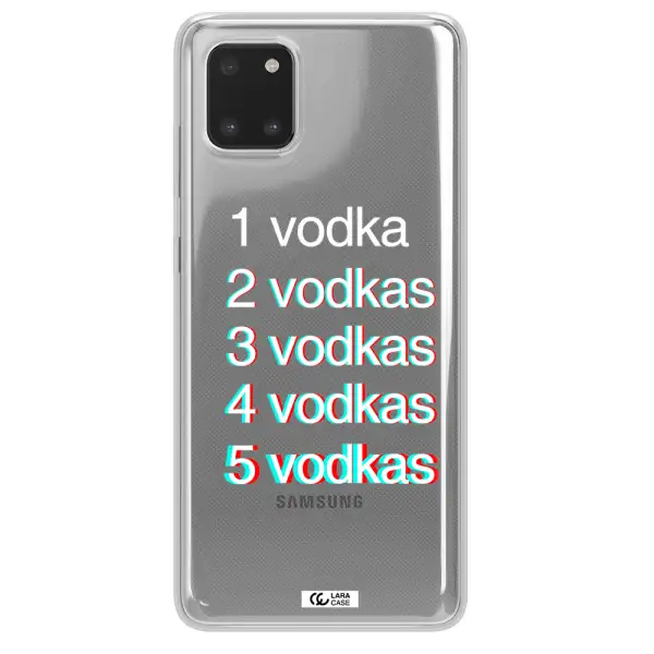 Vodka Samsung A81 Clear TPU Case