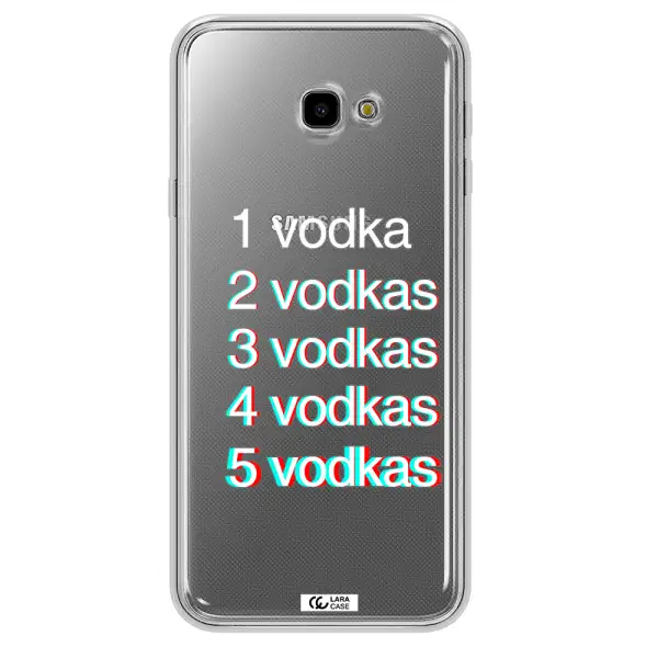 Vodka Samsung J4 Plus Clear TPU Case