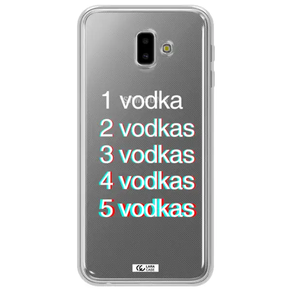 Vodka Samsung J6 Plus Clear TPU Case