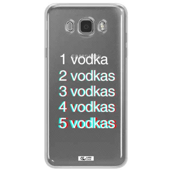 Vodka Samsung J7 2016 Clear TPU Case