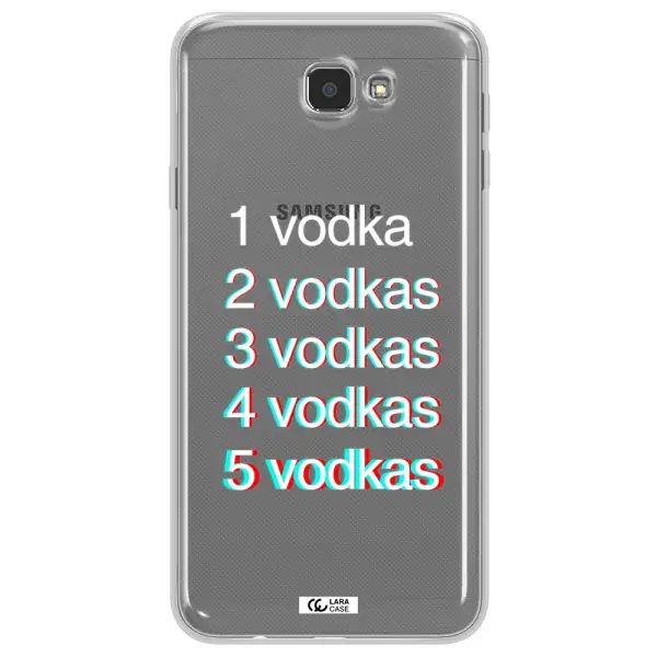 Vodka Samsung J7 Prim Clear TPU Case