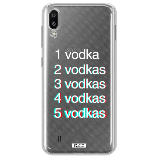 Vodka Samsung M10 Clear TPU Case