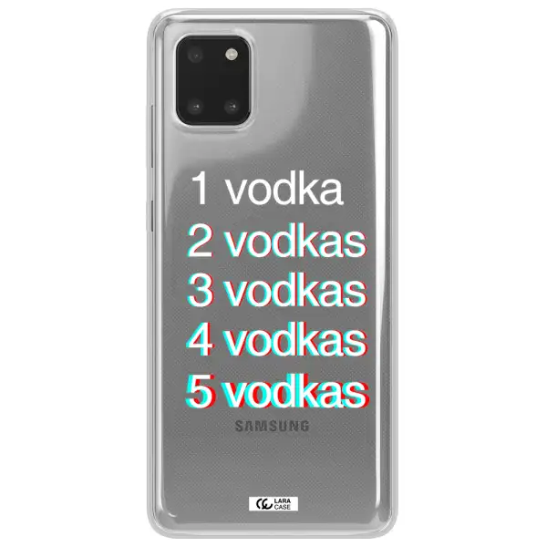 Vodka Samsung Note 10 Lite Clear TPU Case