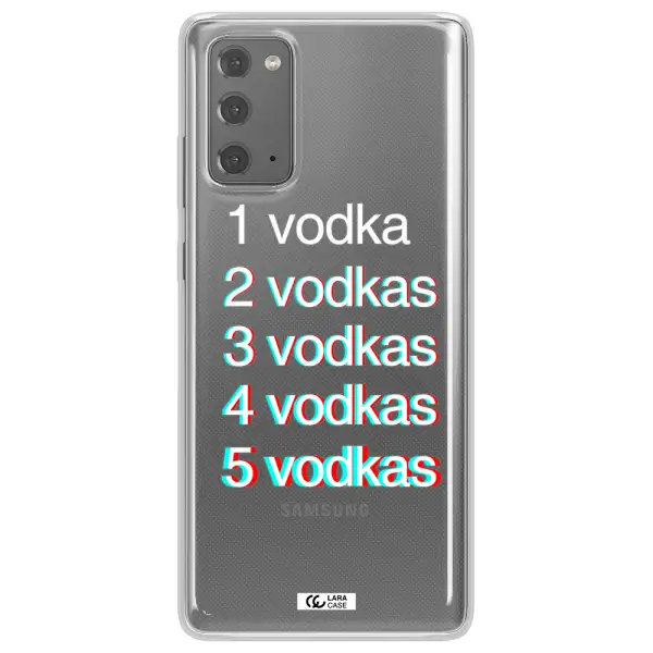 Vodka Samsung Note 20 Clear TPU Case