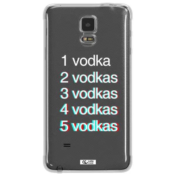 Vodka Samsung Note 4 Clear TPU Case