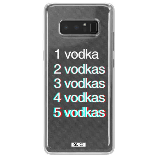 Vodka Samsung Note 8 Clear TPU Case