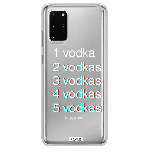 Vodka Samsung S 20 Plus Clear TPU Case