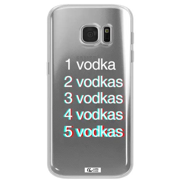 Vodka Samsung S 7 Clear TPU Case