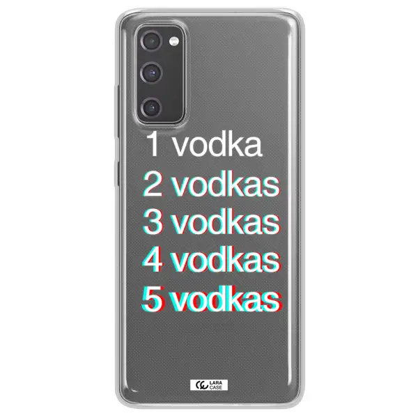 Vodka Samsung S20 Fe Clear TPU Case