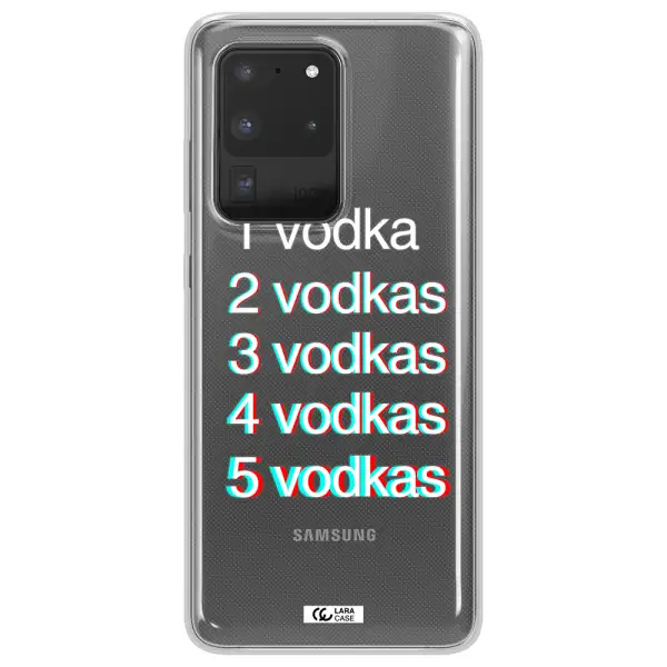 Vodka Samsung S20 Ultra Clear TPU Case