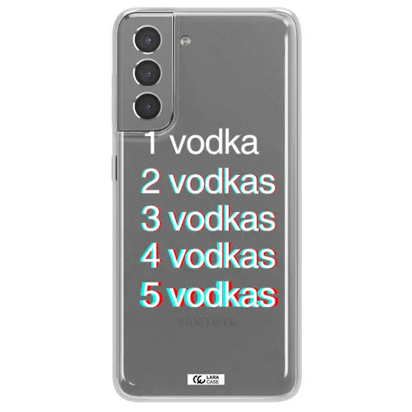 Vodka Samsung S21 Clear TPU Case