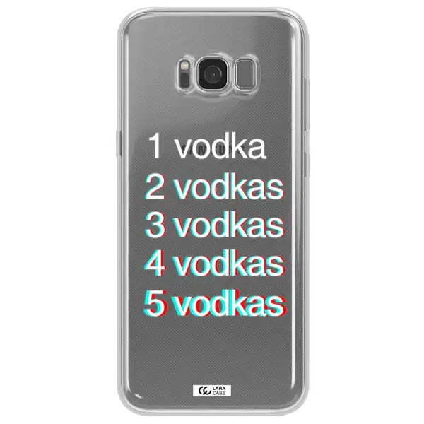 Vodka Samsung S8 Plus Clear TPU Case