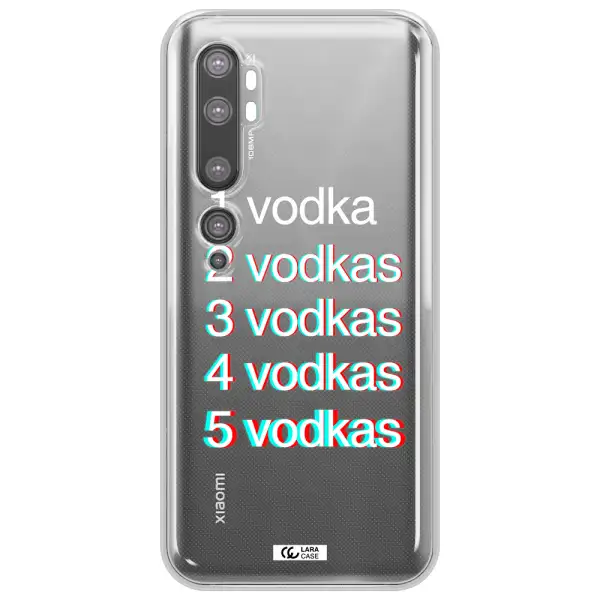 Vodka Xiaomi Mi Note 10 Clear TPU Case