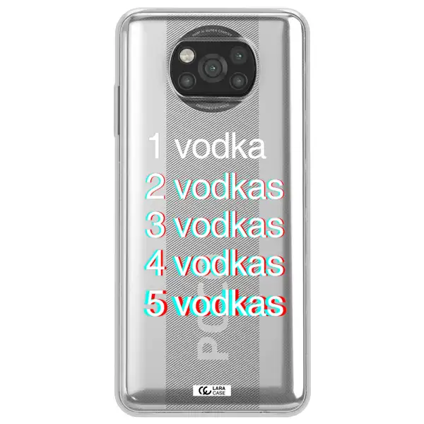 Vodka Xiaomi Poco X3 Clear TPU Case