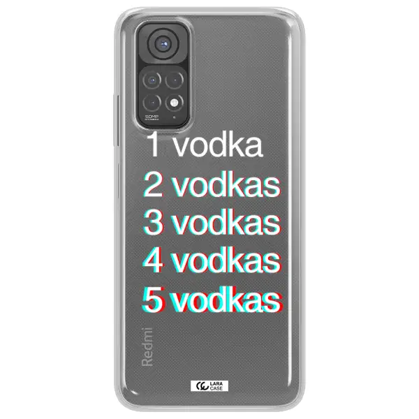 Vodka Xiaomi Redmi Note 11 Clear TPU Case