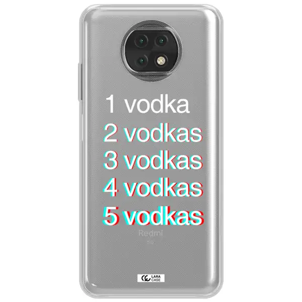 Vodka Xiaomi Redmi Note 9T Clear Tpu Case