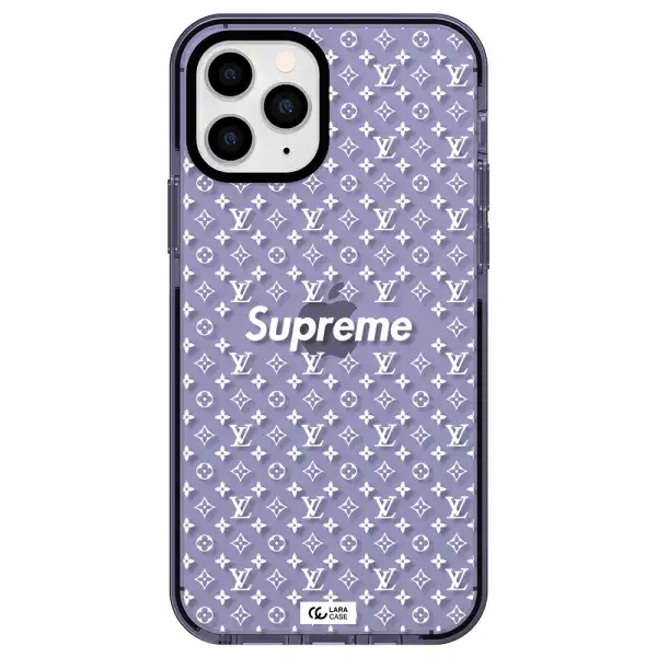 Supreme Center Apple iPhone 11 pro impact Lilac Case
