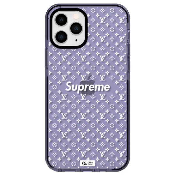 Supreme Center Apple iPhone 11 pro max impact Lilac Case