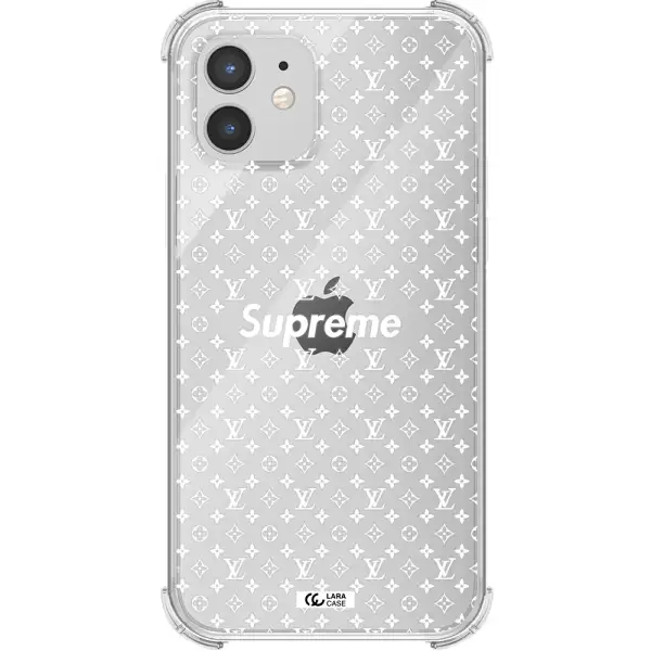 Supreme Center Apple iPhone 12 Clear PC Case