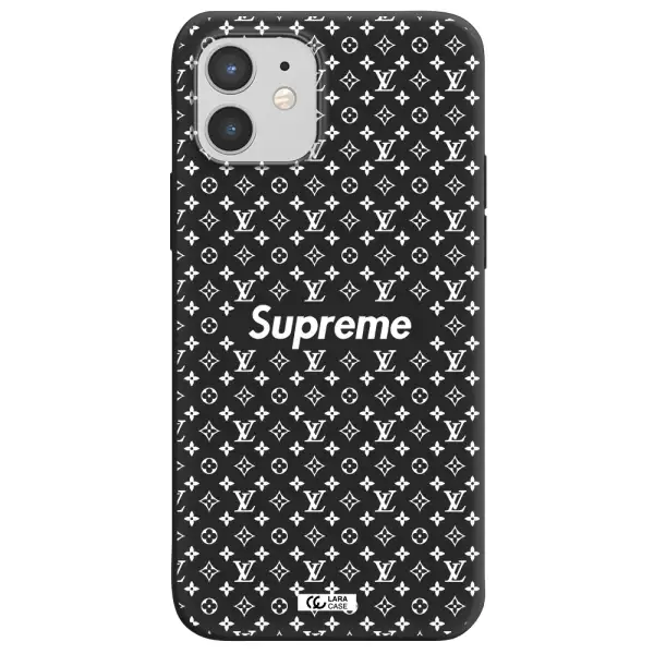 Supreme Center Apple iPhone 12 mini Silicone black Case