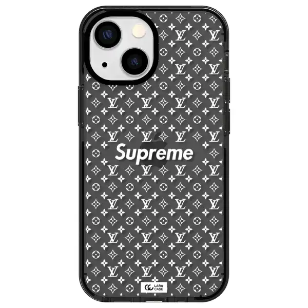 Supreme Center Apple iPhone 13 mini impact Smoke Black Case
