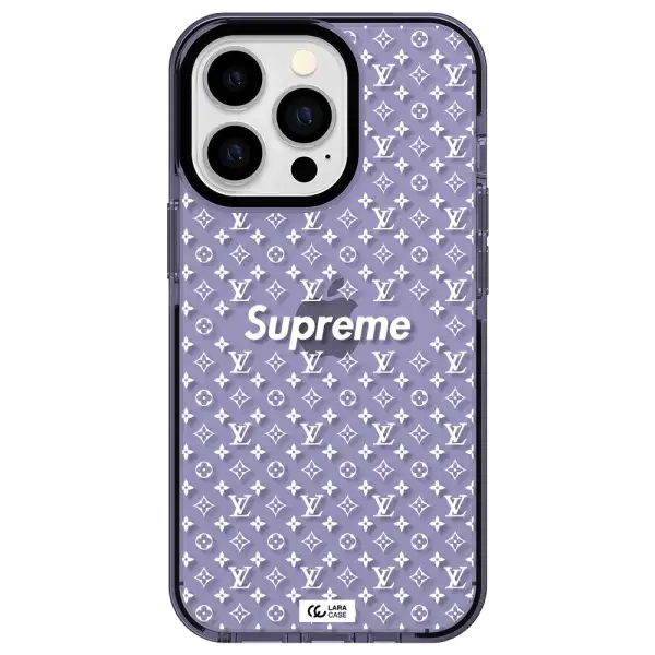 Supreme Center Apple iPhone 13 Pro impact Lilac Case