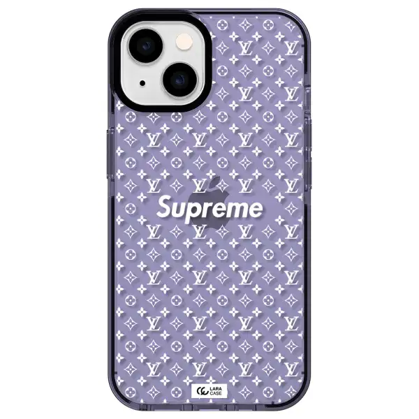 Supreme Center Apple iPhone 14 impact Lilac Case
