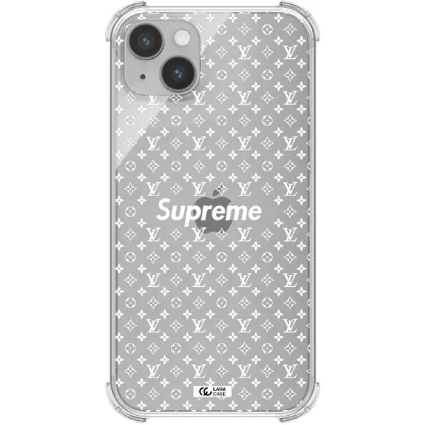 Supreme Center Apple iPhone 14 plus Clear PC Case