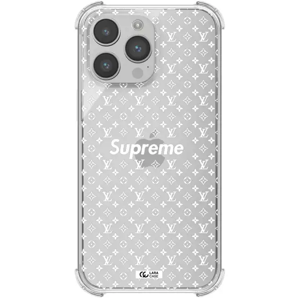 Supreme Center Apple iPhone 14 pro max Clear PC Case