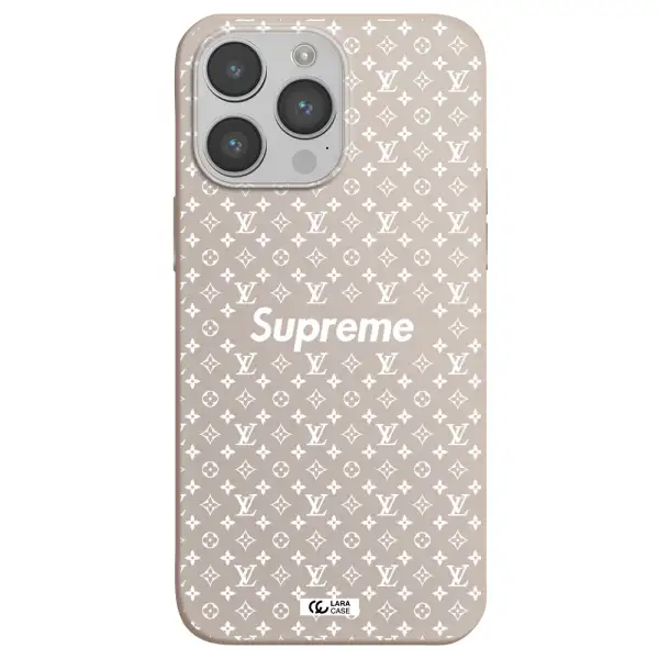 Supreme Center Apple iPhone 14 pro max Silicone Stone Case