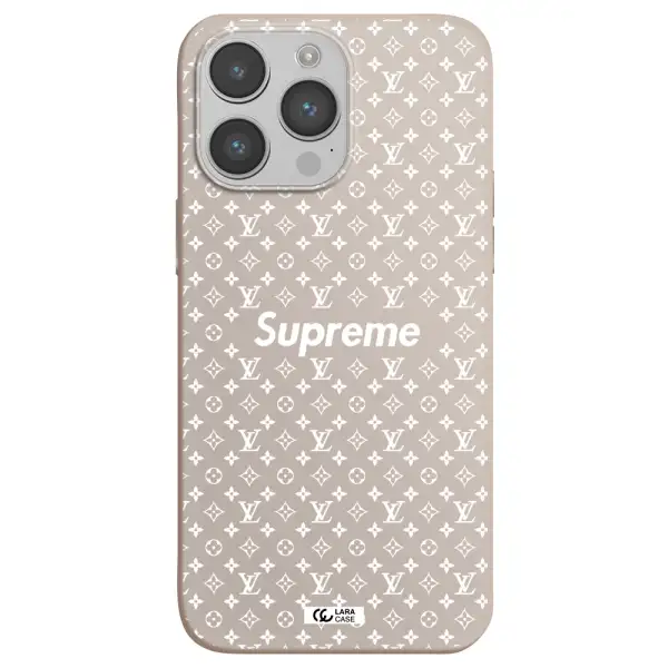 Supreme Center Apple iPhone 14 pro Silicone Stone Case