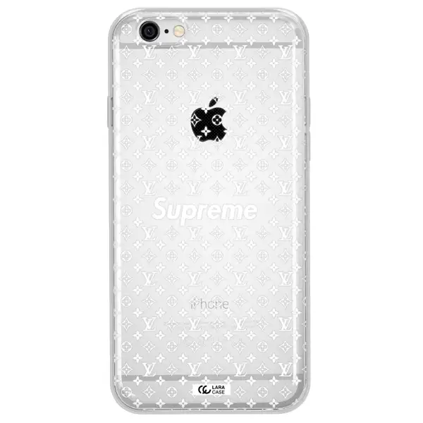 Supreme Center Apple iPhone 6 Clear TPU Case