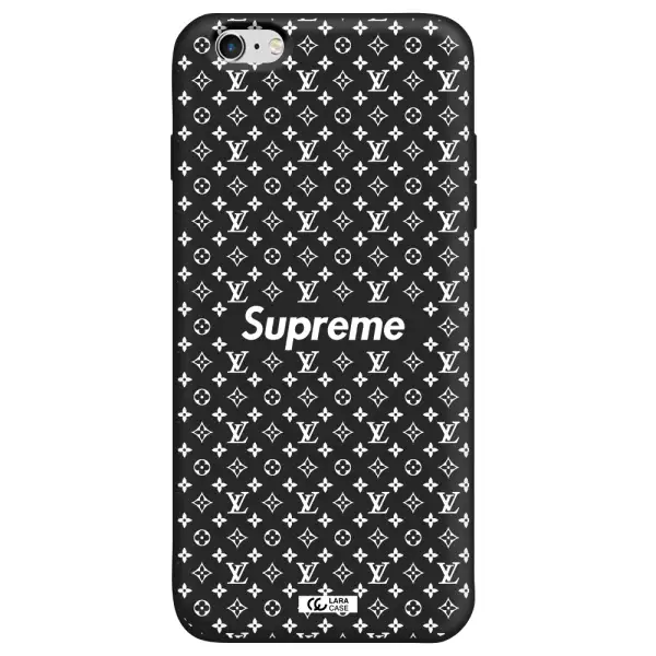 Supreme Center Apple iPhone 6 plus Silicone black Case