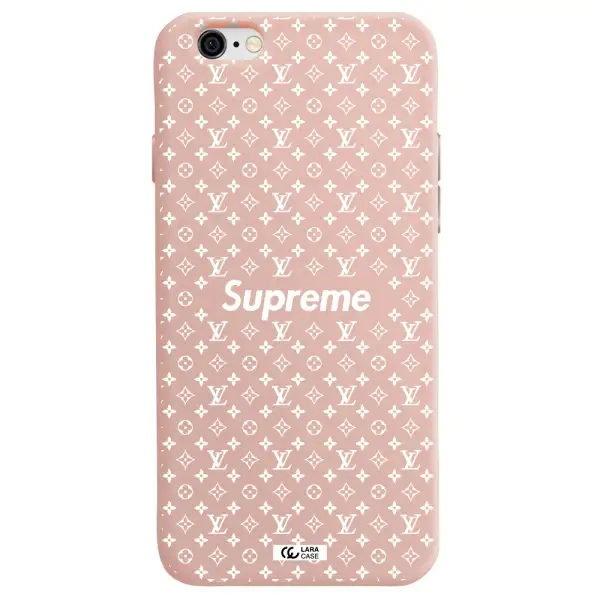 Supreme Center Apple iPhone 6 Silicone pastel pink Case