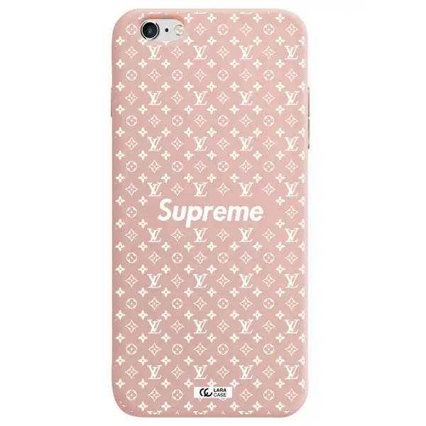 Supreme Center Apple iPhone 6S Silicone pastel pink Case
