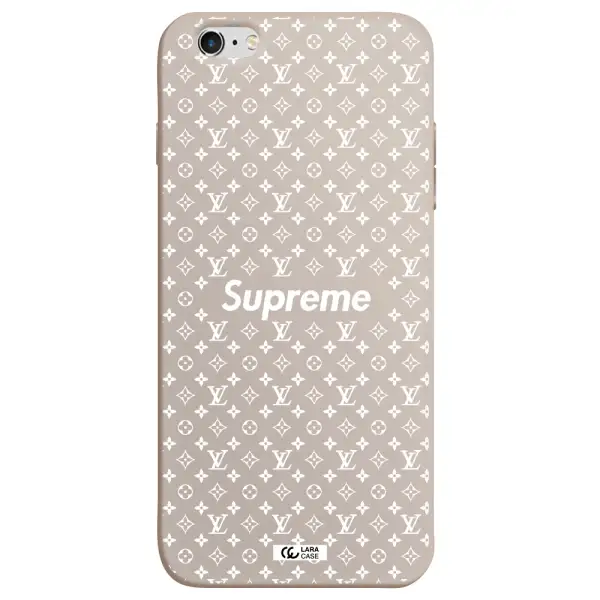Supreme Center Apple iPhone 6S Silicone Stone Case