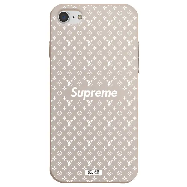 Supreme Center Apple iPhone 8 Silicone Stone Case