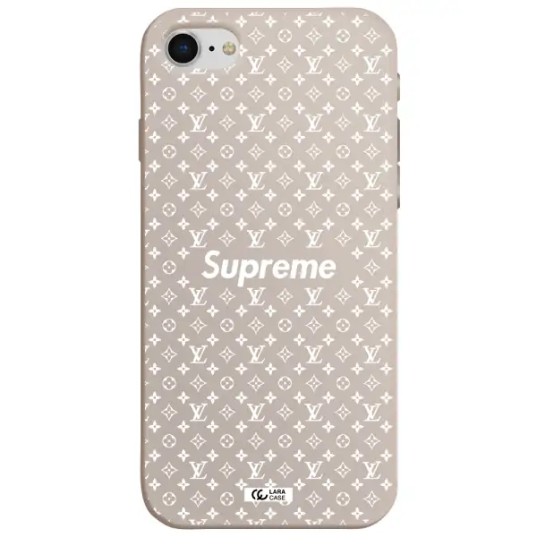 Supreme Center Apple iPhone se 2020 Silicone Stone Case