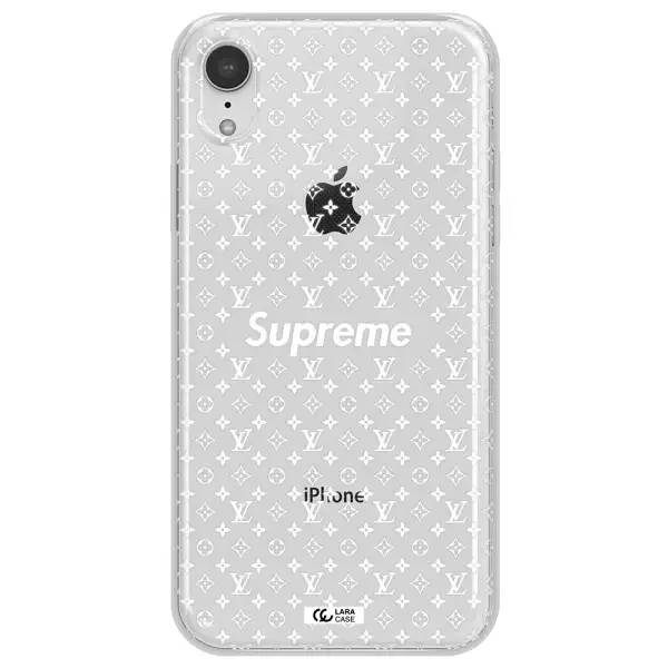 Supreme Center Apple iPhone XR Clear TPU Case