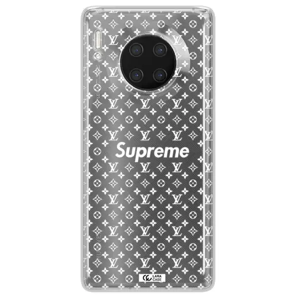 Supreme Center Huawei Mate 30 Pro Clear TPU Case